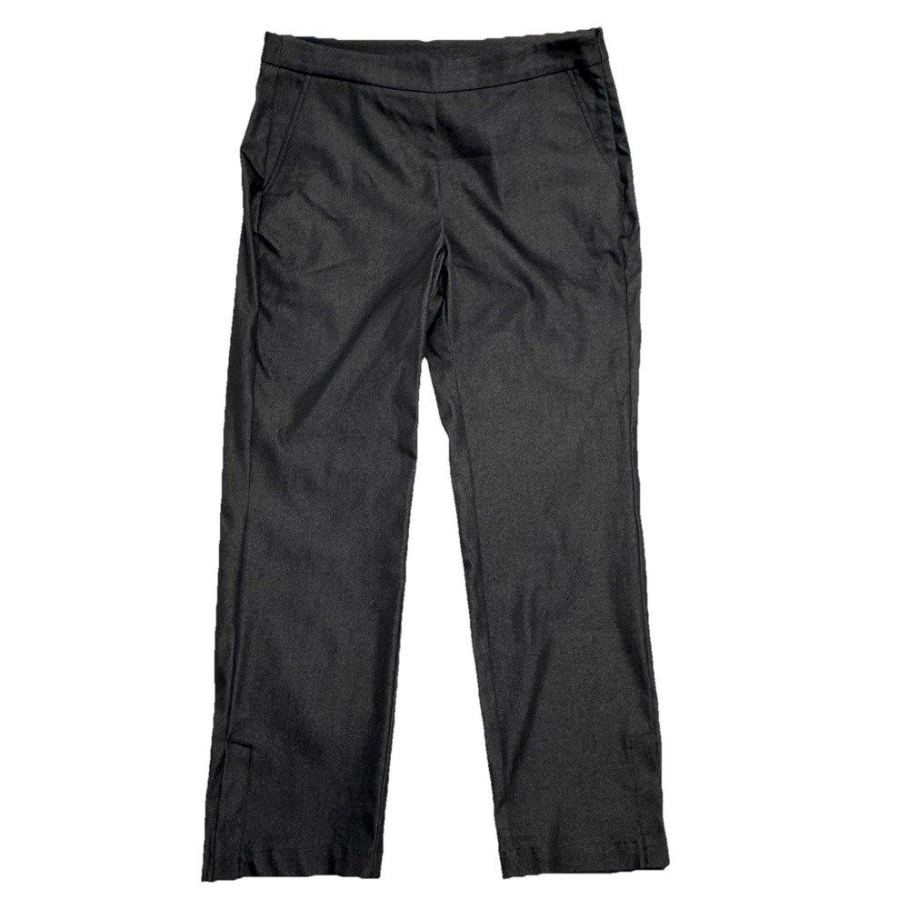 Lisa Bayne Women's Dress Pants Size 12 Gray‎ Cotton/Polyester Career Office Work